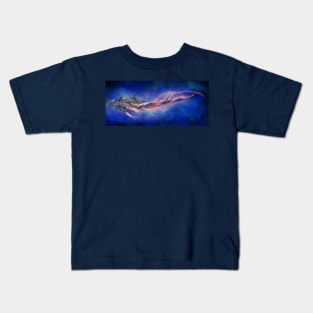 Whale spaceship Kids T-Shirt